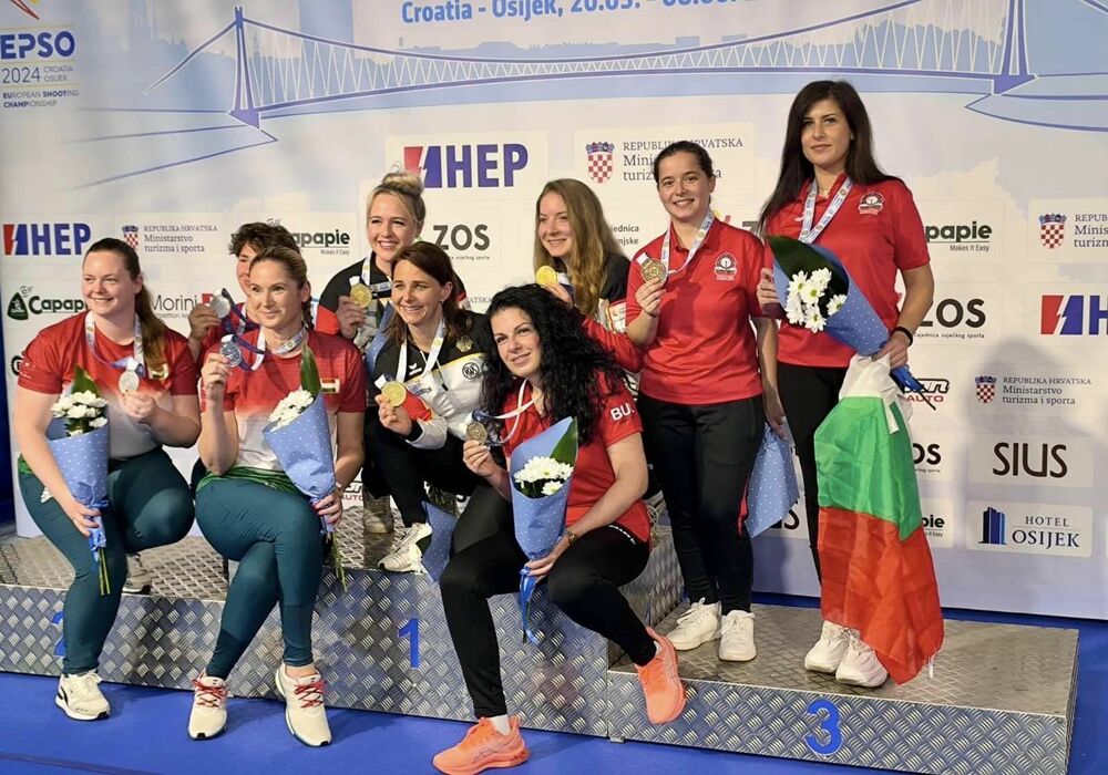 България с първи медал на Европейското по спортна стрелба в Хърватия