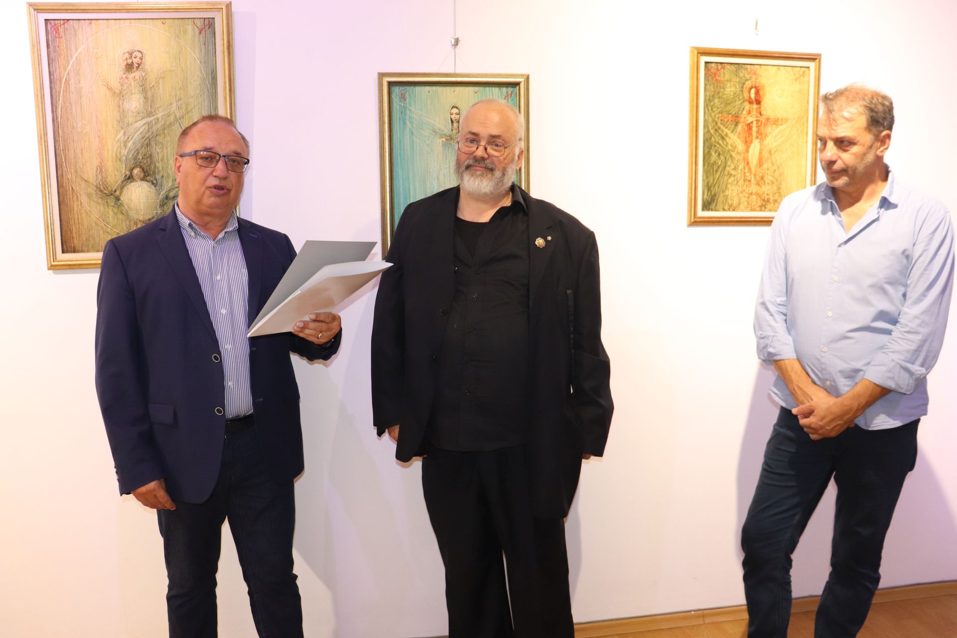 Откриване на изложбата на Йоаний